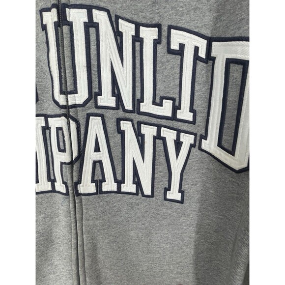 Vintage Ecko UNLTD Zip Up Hoodie Mens Gray Y2K Spell Out Grunge Skater 2X - Picture 16 of 16